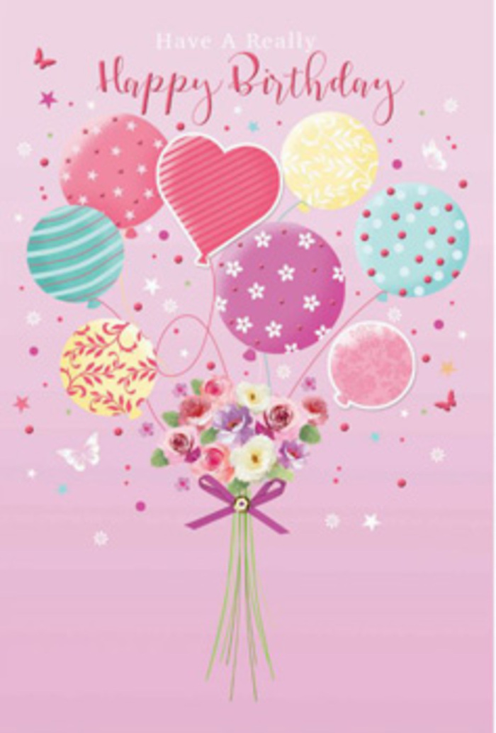 This charming birthday artwork captures the spirit of a joyful celebration unfolding over New Cross, combining playful illustration with the sensitivity of a florist's eye. A soft pink background sets the tone, resembling the warm glow of early evening light across the local streets. In the centre, a cluster of pastel balloons floats upward, appearing to hoist a dainty bouquet toward the sky. Each balloon has been thoughtfully decorated: swirling stripes wrap around some like curling ribbon, others sparkle with scattered polka dots, and a tender heart-shaped balloon at the centre hints at love and closeness. The palette-blush pinks, seafoam greens, lemon yellows, and lavender-melts together harmoniously, echoing the laid-back, creative feel of New Cross. At the base of the composition, a neat bouquet comes into focus, as if carefully arranged at Flower Delivery New Cross before being paired with a greeting card. Cream-coloured roses and petite daisy-like blooms in blush and mauve snuggle together, their petals softly shaded and almost velvety to the eye. A violet satin bow secures the stems, catching the light and adding a touch of elegance. The scene is sprinkled with tiny star motifs and fluttering butterflies, which weave between the balloons and florals like drifting confetti. Soft, diffused lighting enhances the sheen on the balloons and brings out the natural glow of the flowers, giving the whole image a gentle, uplifting radiance. It feels like a visual promise of a happy birthday-a moment where balloons, flowers, and heartfelt wishes come together for someone special in New Cross.